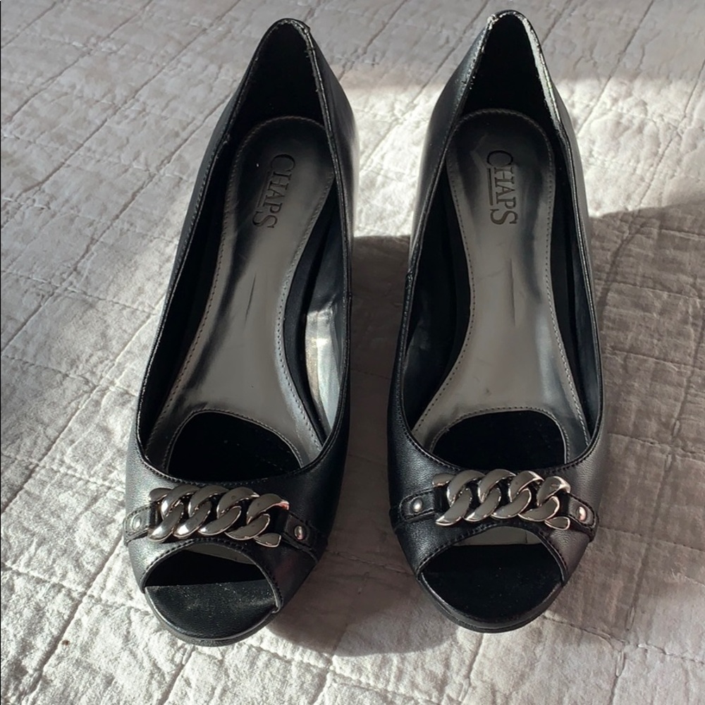 Women’s chaps wedge shoes